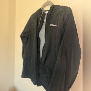 Columbia Black Kids L/Womens XS Wind Breaker. Great condition!